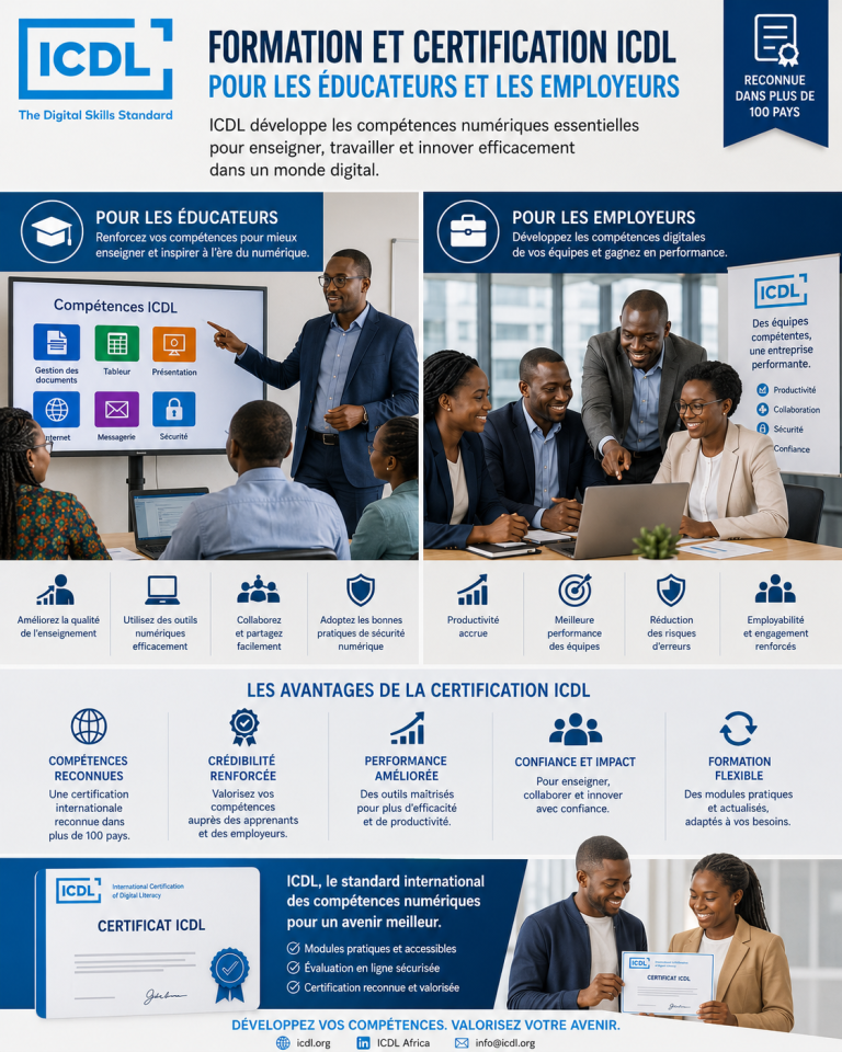 ICDL pour les éducateurs et les employeurs